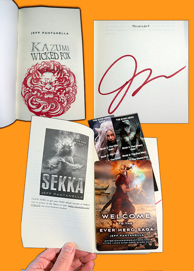 SIGNED! BOOK 6: KAZUMI, WICKED FOX (PAPERBACK)