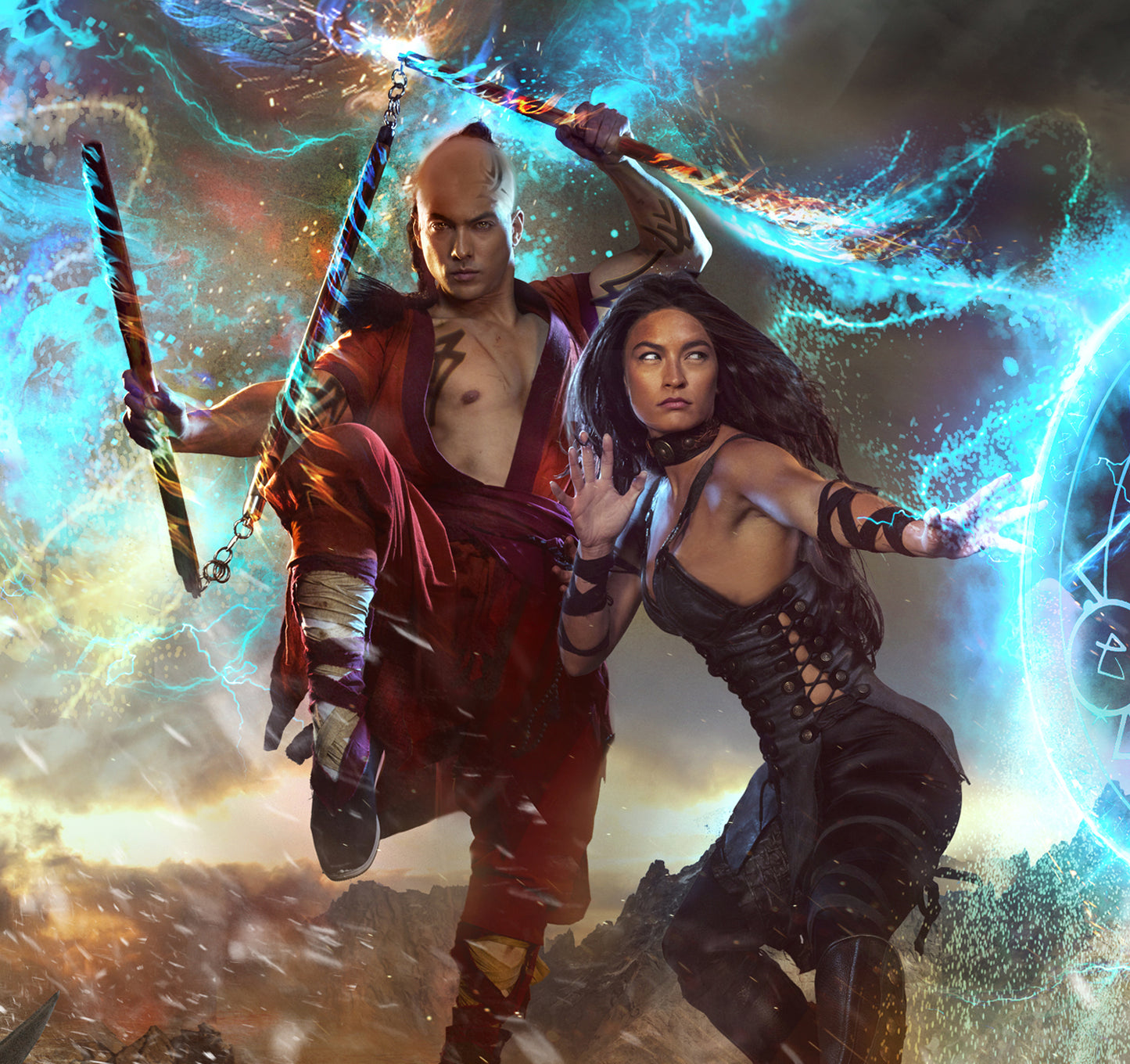 BOOK 3: THE DIVINE FIST COVER ART (digital image)