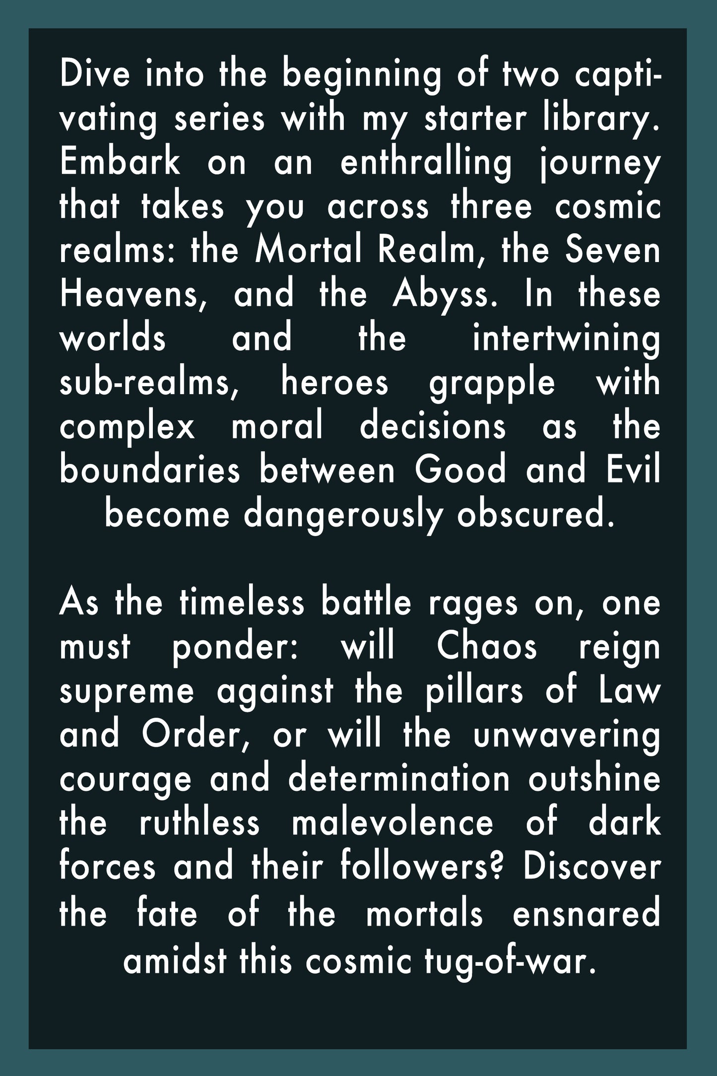BOOK 1: THE CHAOS GATE (eBOOK) THE EVER HERO SAGA