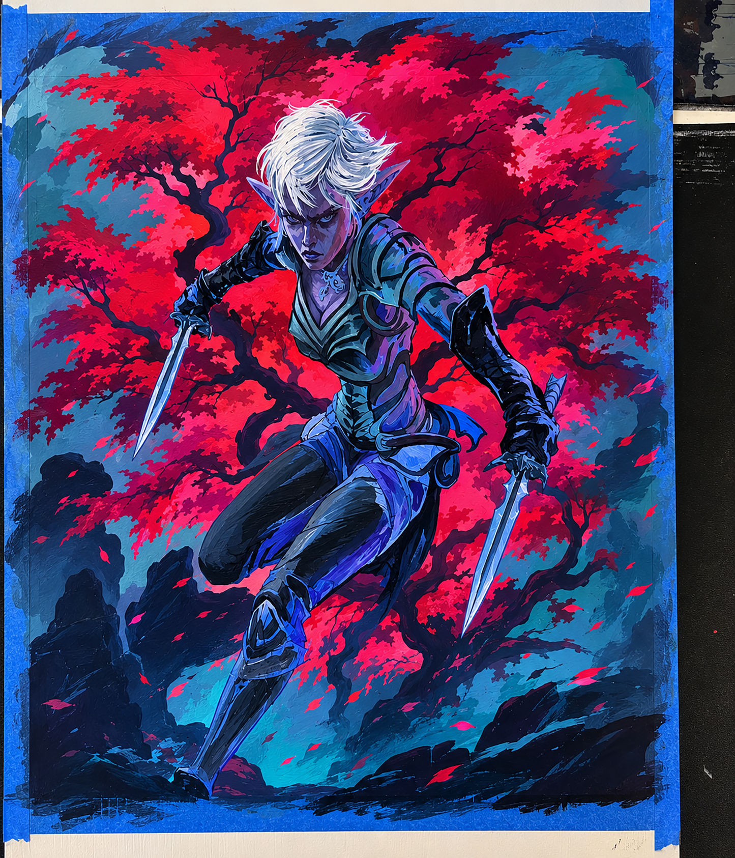 AVAILABLE — Eden, Original Ever Hero Saga Character Paintings