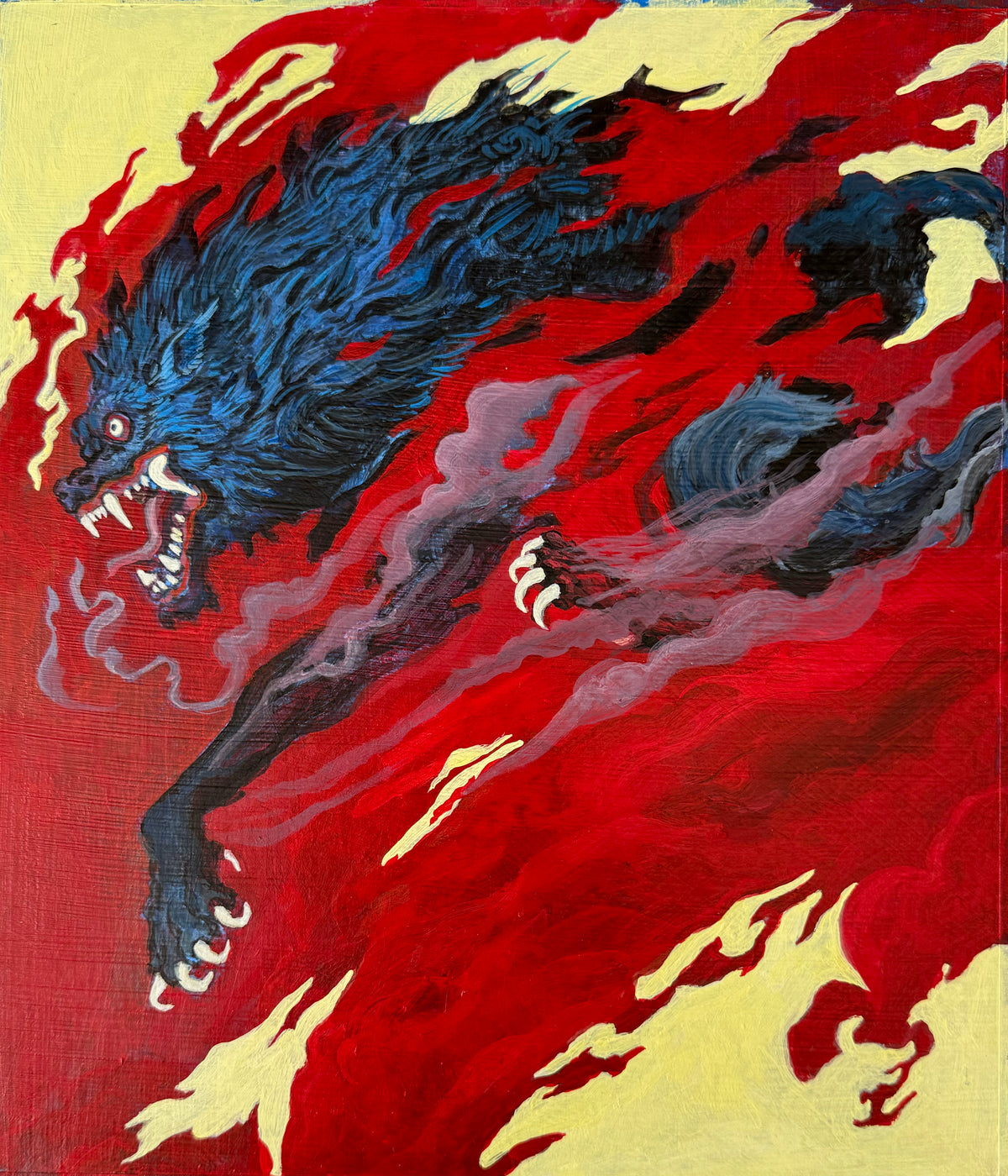 Wolfen — Original Hand-Painted Fantasy Art