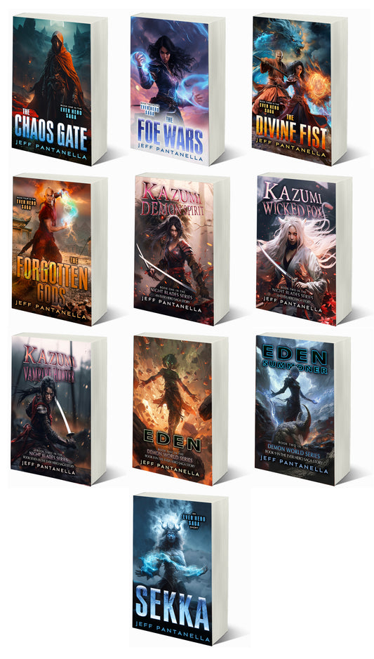 SIGNED! BUNDLE DEAL Ever Hero Saga Books 1-9 + SEKKA PAPERBACKS (SPECIAL OFFER!)