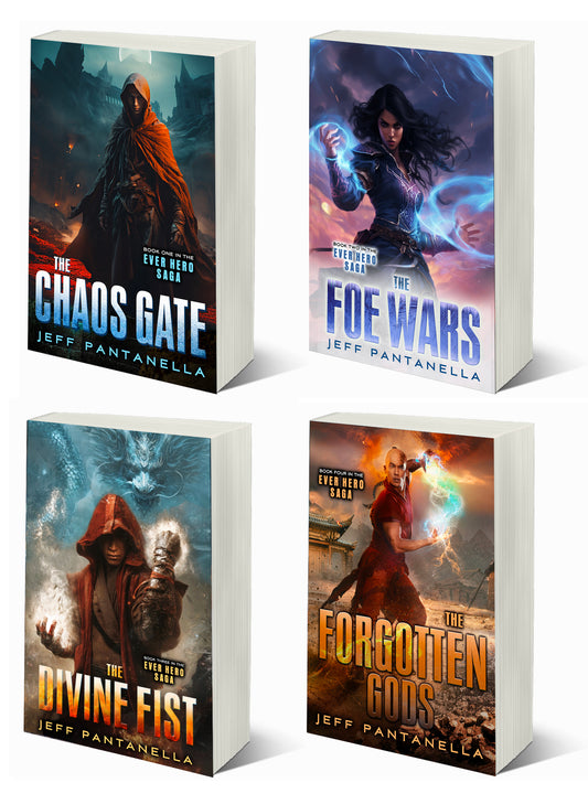 SIGNED! EVER HERO BOOKS 1 2 3 4 (MASSIVE SALE!)