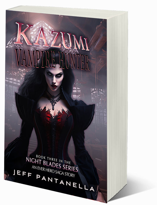 BOOK 3: KAZUMI, VAMPIRE HUNTER (PAPERBACK) NIGHT BLADES SERIES