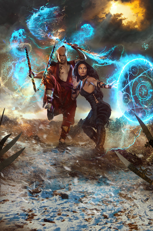 BOOK 3: THE DIVINE FIST COVER ART (digital image)