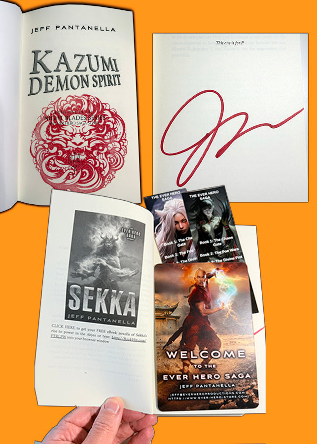 SIGNED! BOOK 5: KAZUMI, DEMON SPIRIT (PAPERBACK)
