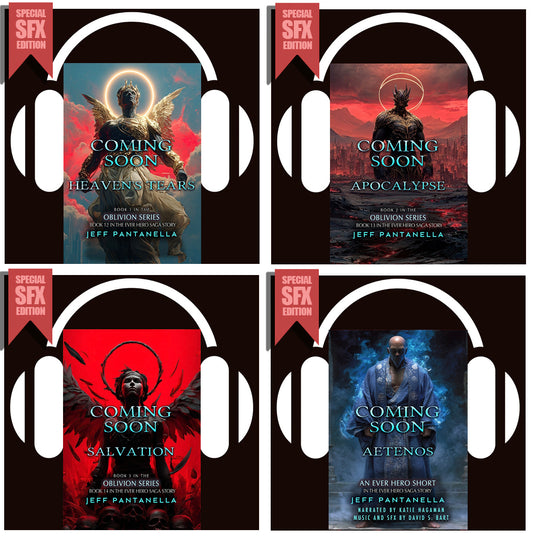 PRE-ORDER PART 4: BOOKS 12+13+14+AETENOS (AUDIOBOOKS) REG. PRICE: $79.96.