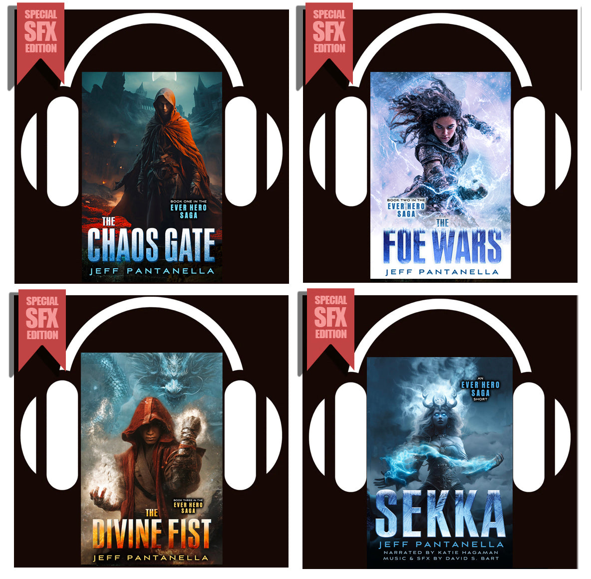 PART I: BOOKS 1+2+3+SEKKA (AUDIOBOOKS) REG. PRICE: $79.96