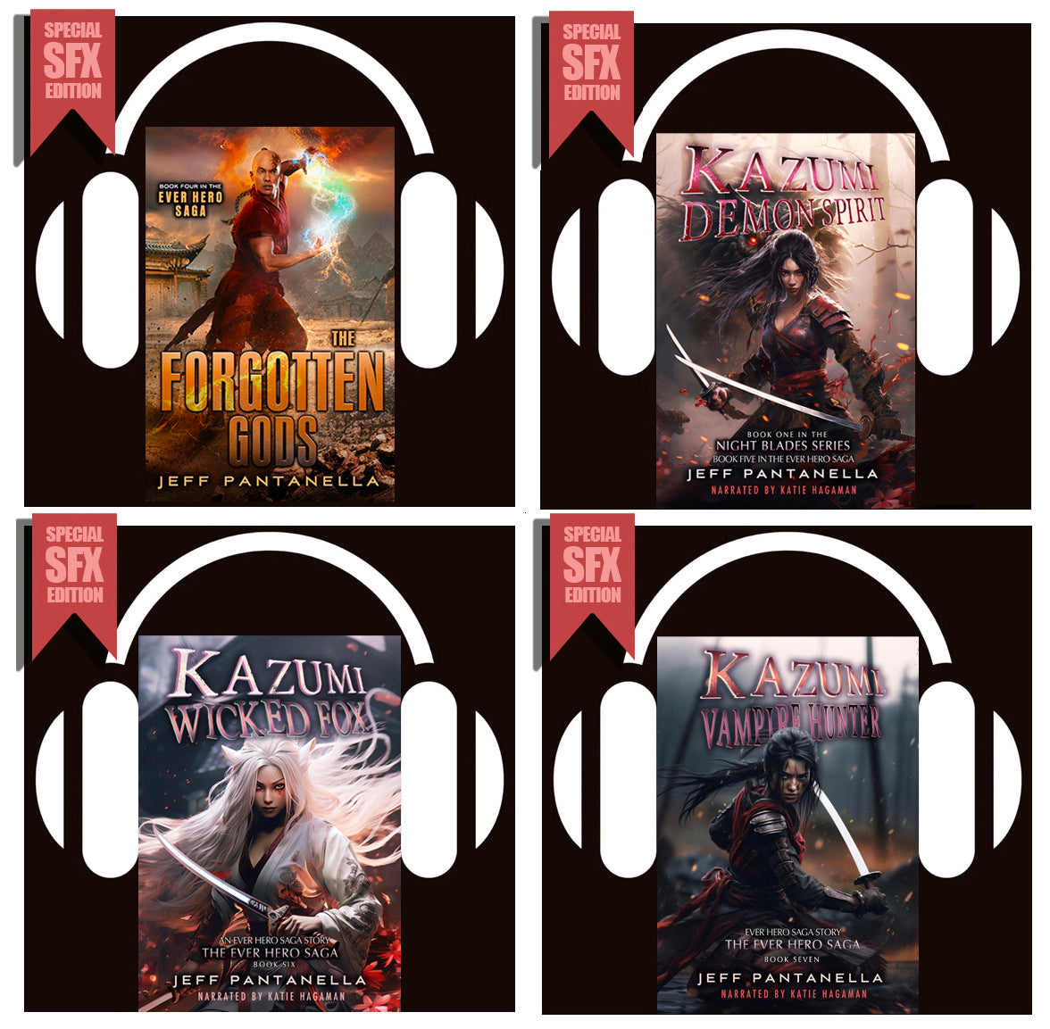 PART II: BOOKS 4+5+6+7: KAZUMI (AUDIOBOOKS) REG. PRICE: $79.96. YOURS AFTER 70% DISCOUNT: $23.98