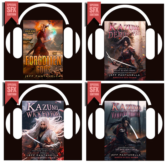 PART II: BOOKS 4+5+6+7: KAZUMI (AUDIOBOOKS) REG. PRICE: $79.96