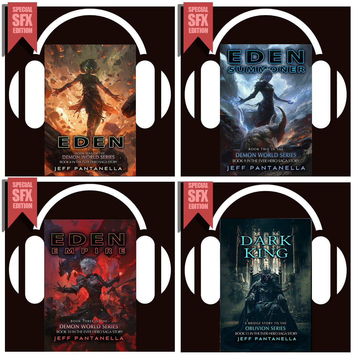 PART 3: BOOKS 8+9+10+11 (AUDIOBOOKS) (INCLUDES PRE-ORDER OF EDEN EMPIRE + DARK KING) REG. PRICE: $79.96