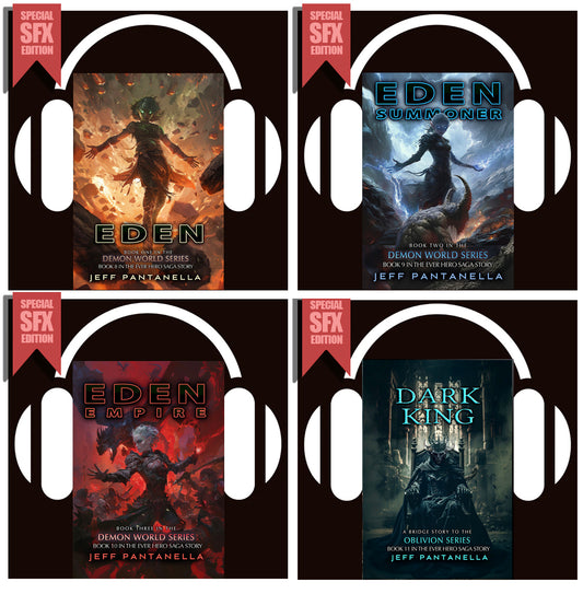 PART 3: BOOKS 8+9+10+11 (AUDIOBOOKS) (INCLUDES PRE-ORDER OF EDEN EMPIRE + DARK KING) REG. PRICE: $79.96