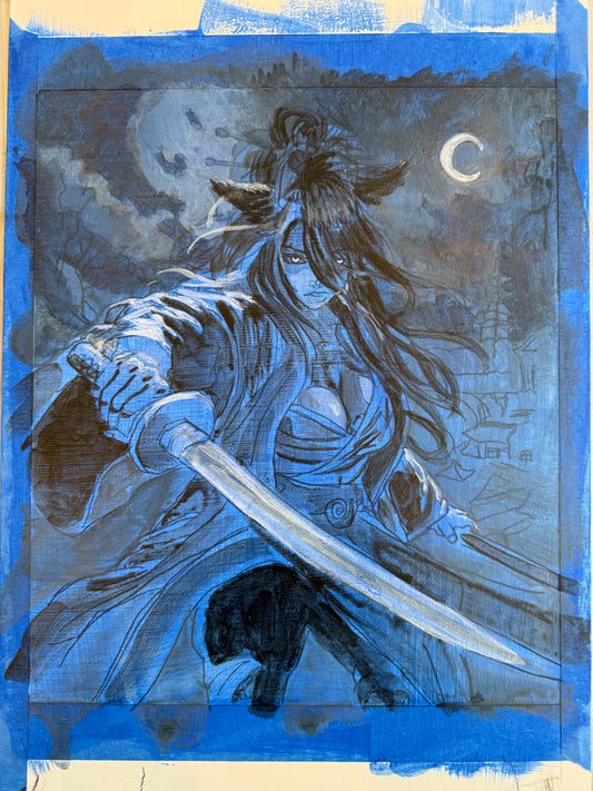 SOLD — Sunny, Original Ever Hero Saga Character Paintings