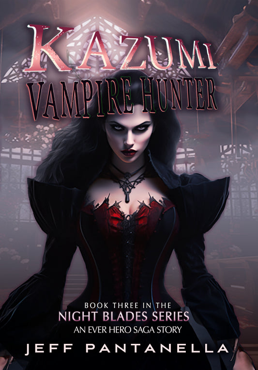 COMING SOON BOOK 3: KAZUMI, VAMPIRE HUNTER (PAPERBACK) NIGHT BLADES SERIES