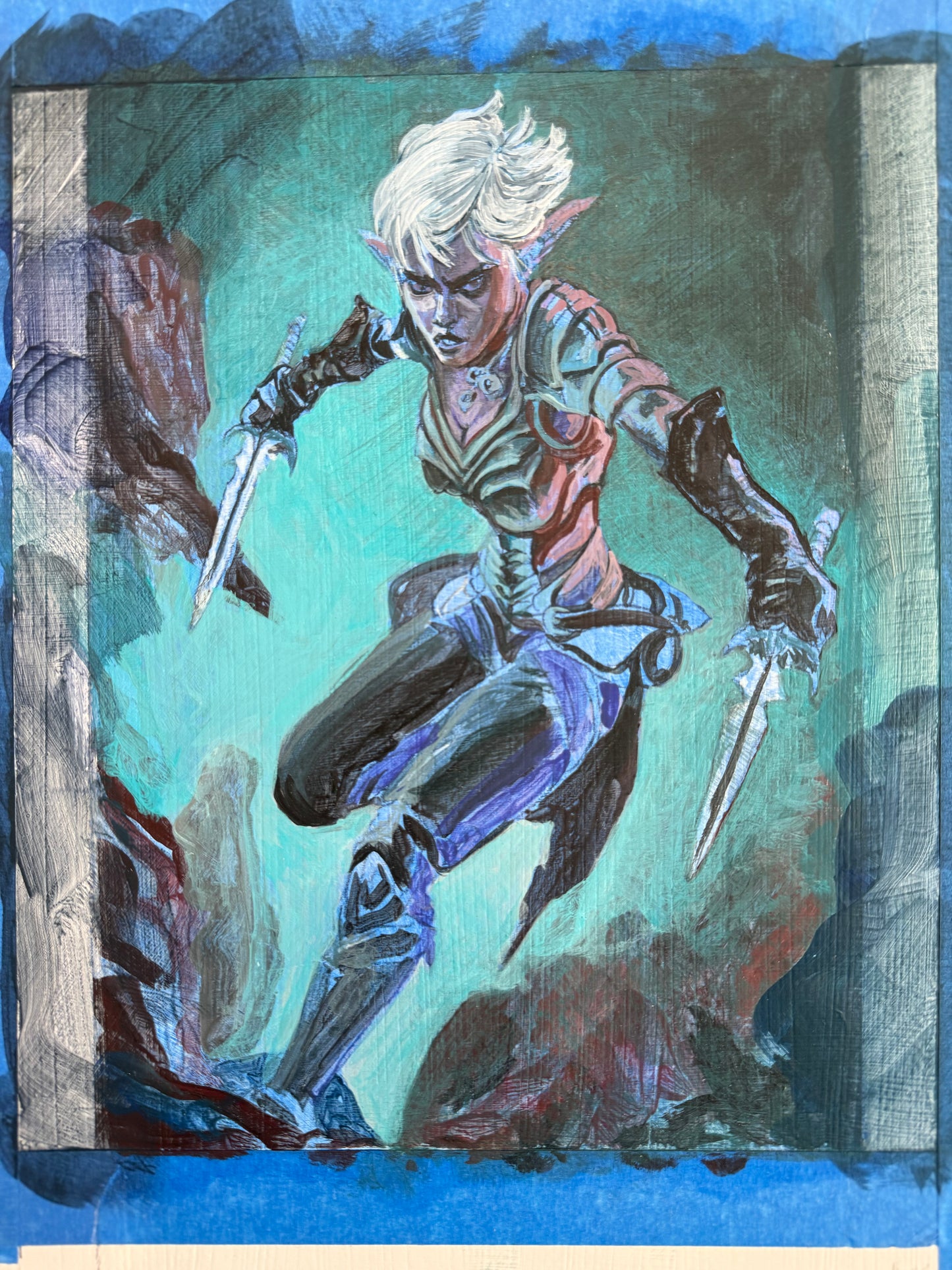 $250 — Original Ever Hero Saga Character Paintings