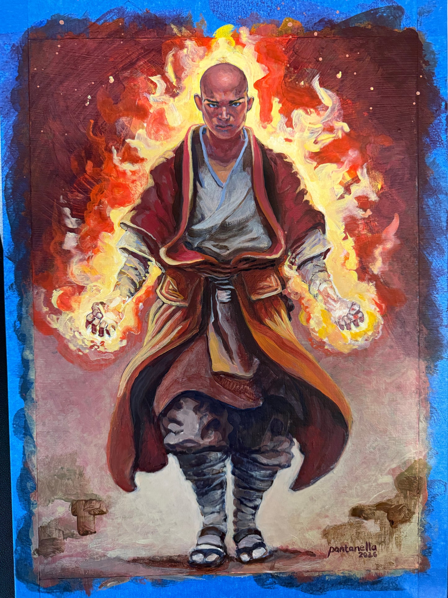 $250 — Original Ever Hero Saga Character Paintings