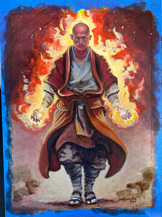 $250 — Kasai, The Ever Hero Original Ever Hero Saga Character Paintings - AVAILABLE