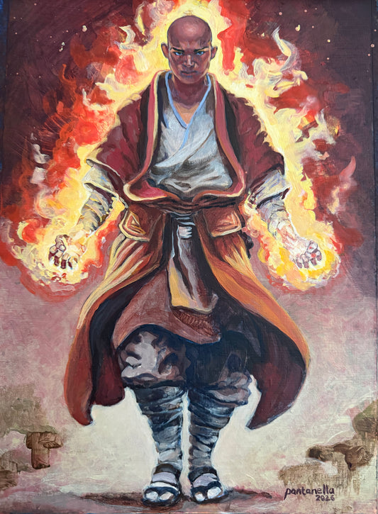 $250 — Kasai, The Ever Hero Original Ever Hero Saga Character Paintings - AVAILABLE