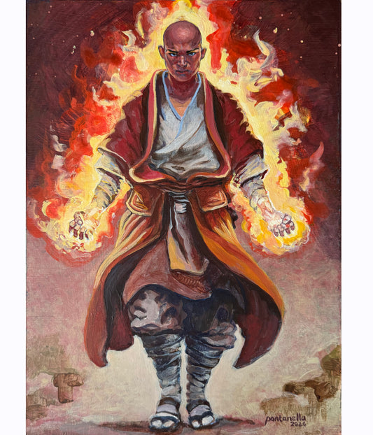 Kasai, The Ever Hero — Original Hand-Painted Fantasy Art