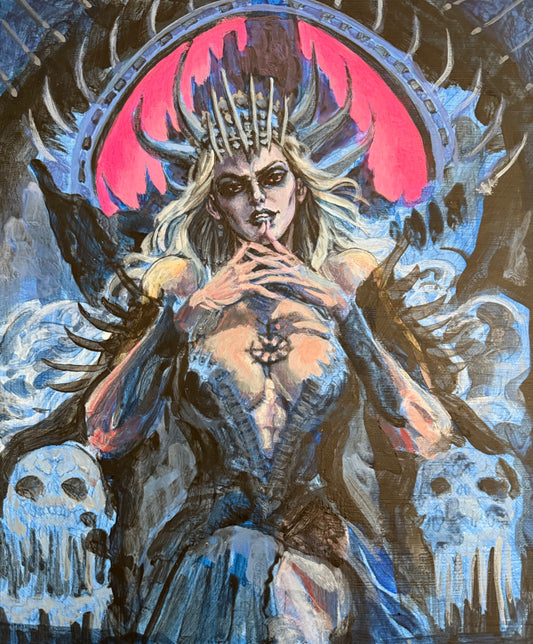 SOLD — Sekka, Original Ever Hero Saga Character Paintings