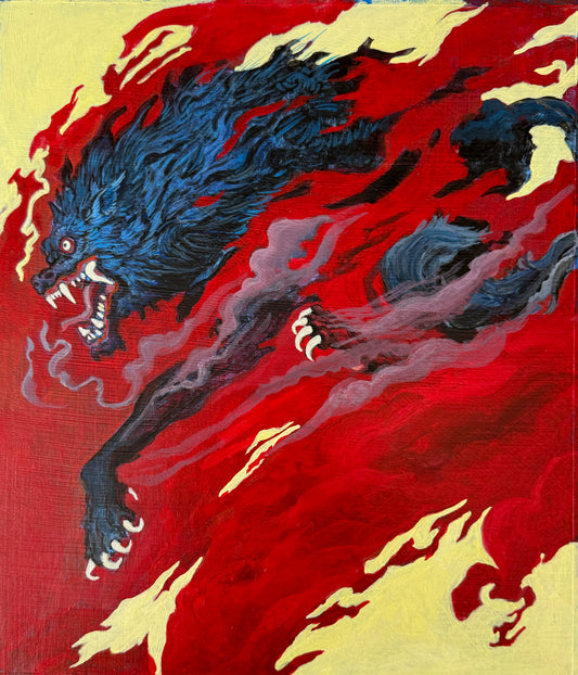 Wolfen — Original Hand-Painted Fantasy Art